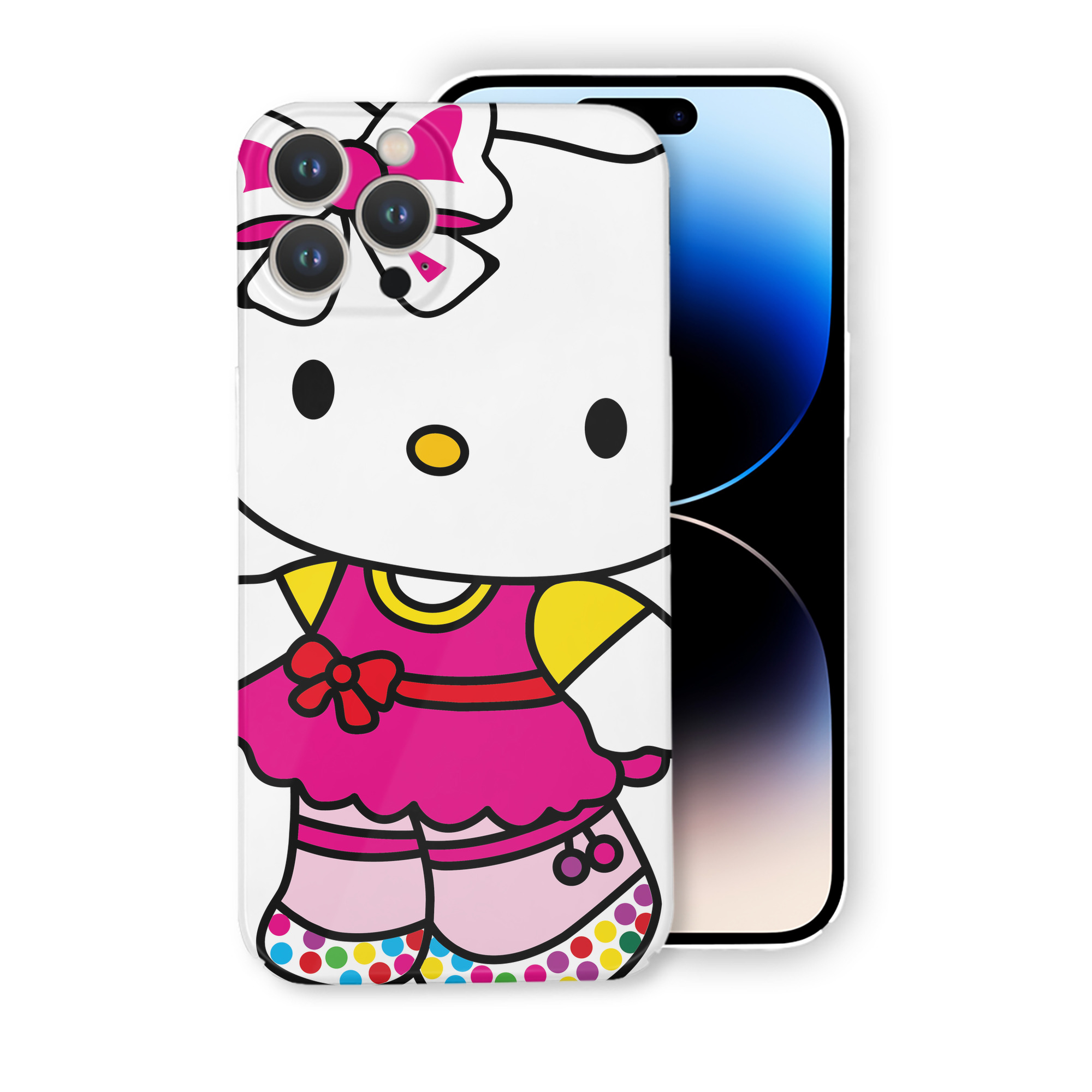 （画像用） Hello Kitty ハローキティ 【iPhone 14シリーズ対応】ハードケース